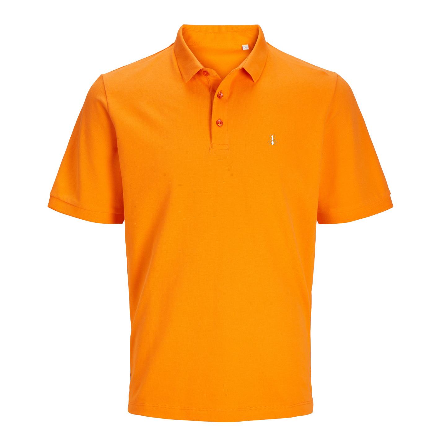 Polo ORANGE con ricamo BUCI Man