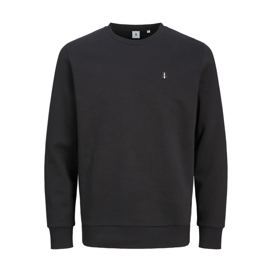 Felpa girocollo BLACK con ricamo BUCI Man