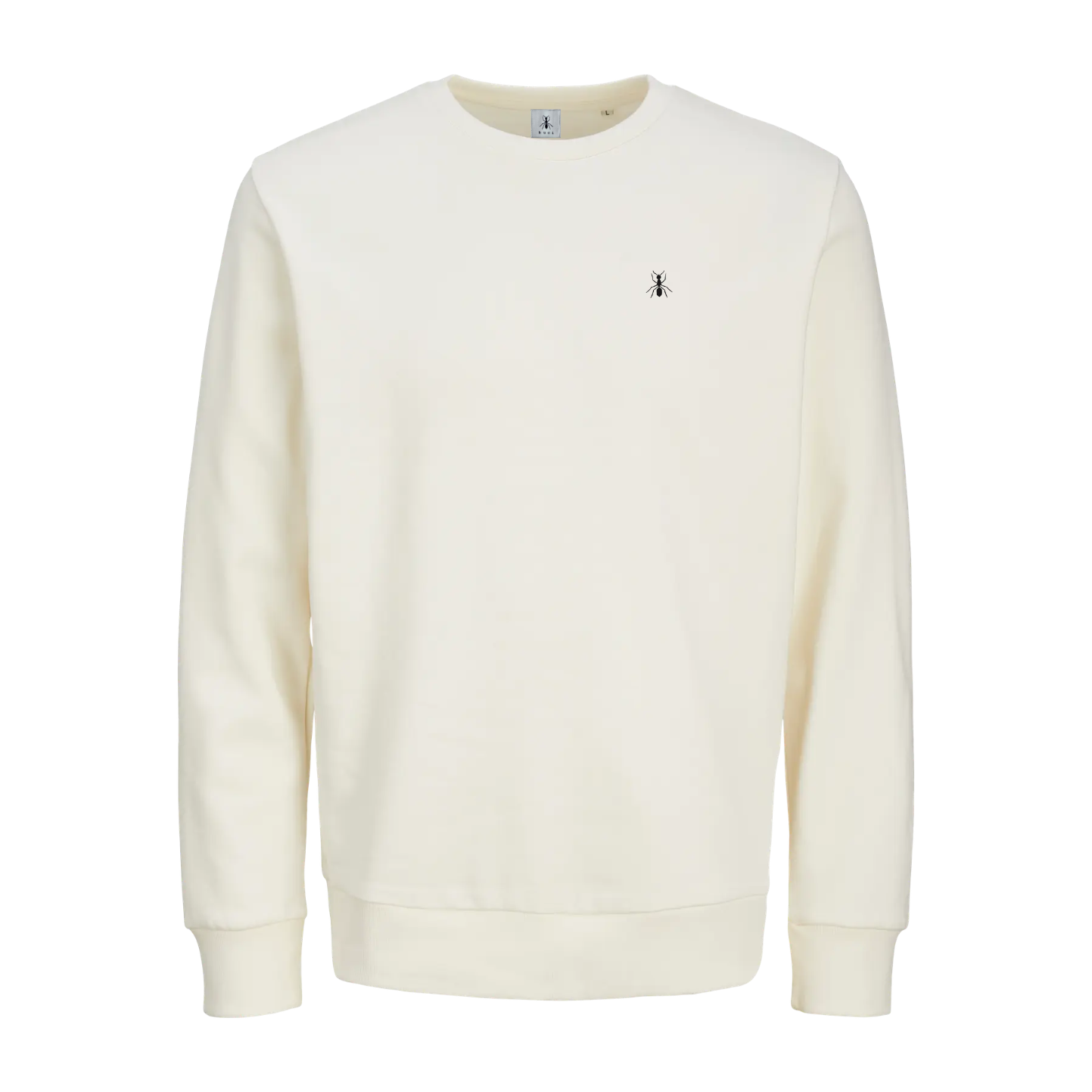 Felpa girocollo EGRET con ricamo BUCI Man