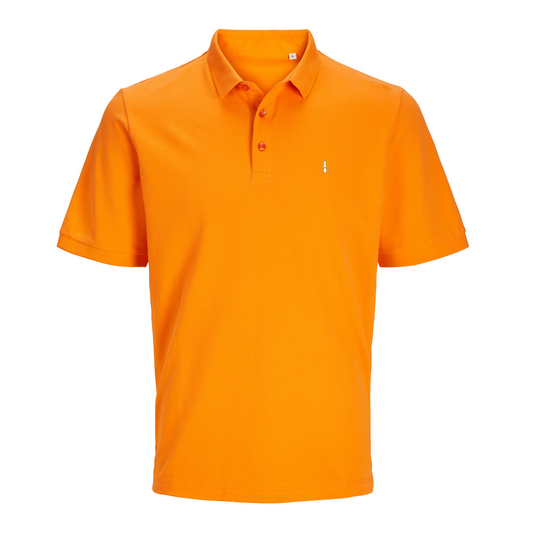 Polo ORANGE con ricamo BUCI Man